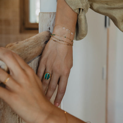 une a une armband eclat kornalijn