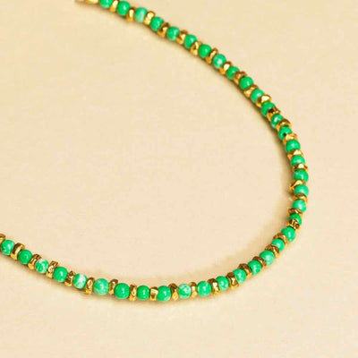 une a une armband jaipur chrysoprase