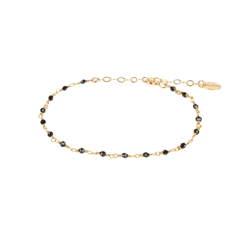 une a une armband inde zwart