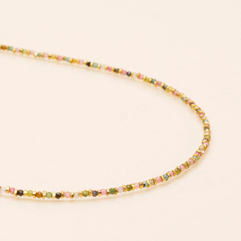 une a une ketting jaipur tourmaline