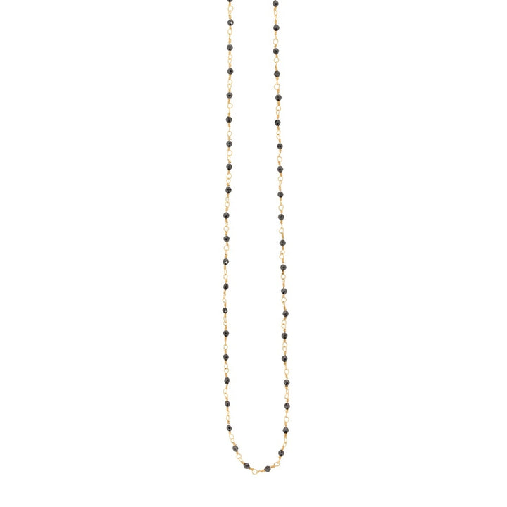 une a une ketting inde zwart