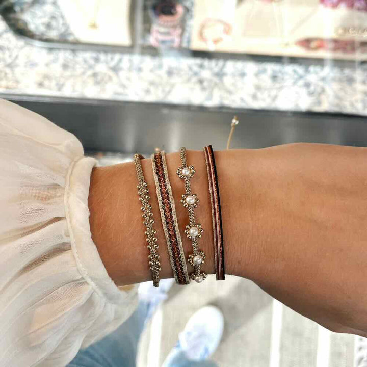 leju armband lilac pearl