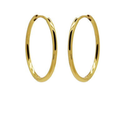 karma hoops 3 cm (kies goud/zilver)