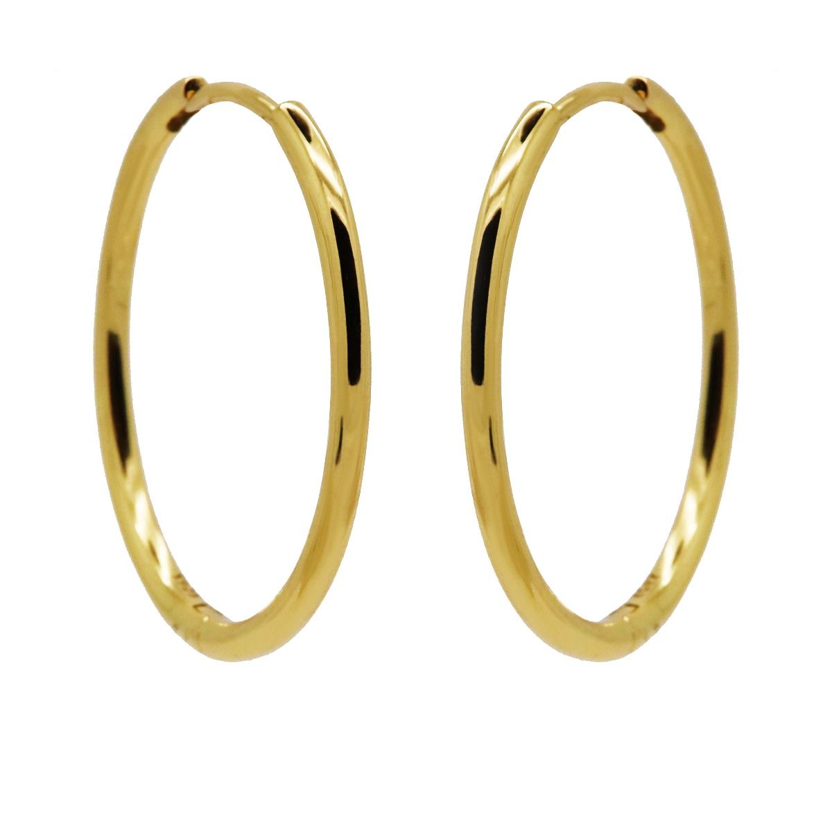 karma hoops 4cm (kies goud/zilver)