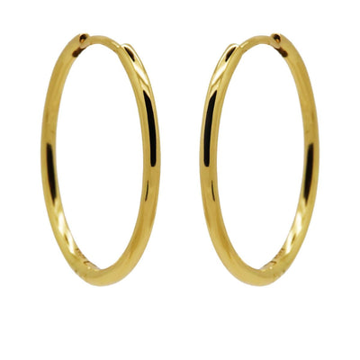 karma hoops 4cm (kies goud/zilver)