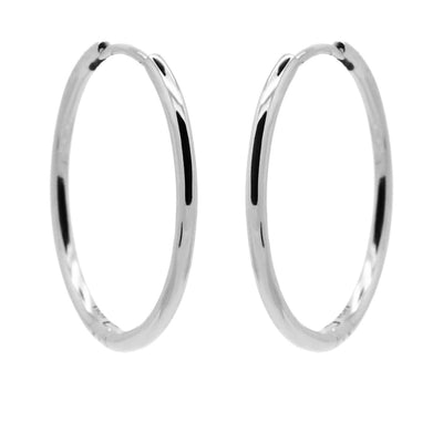 karma hoops 4cm (kies goud/zilver)