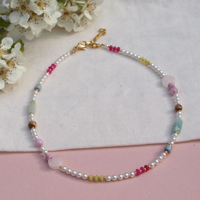 widaro ketting beads pastel love
