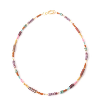 widaro ketting green purple tones