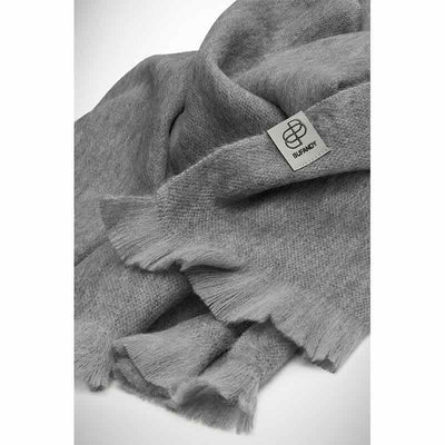 bufandy sjaal brushed solid koala grey