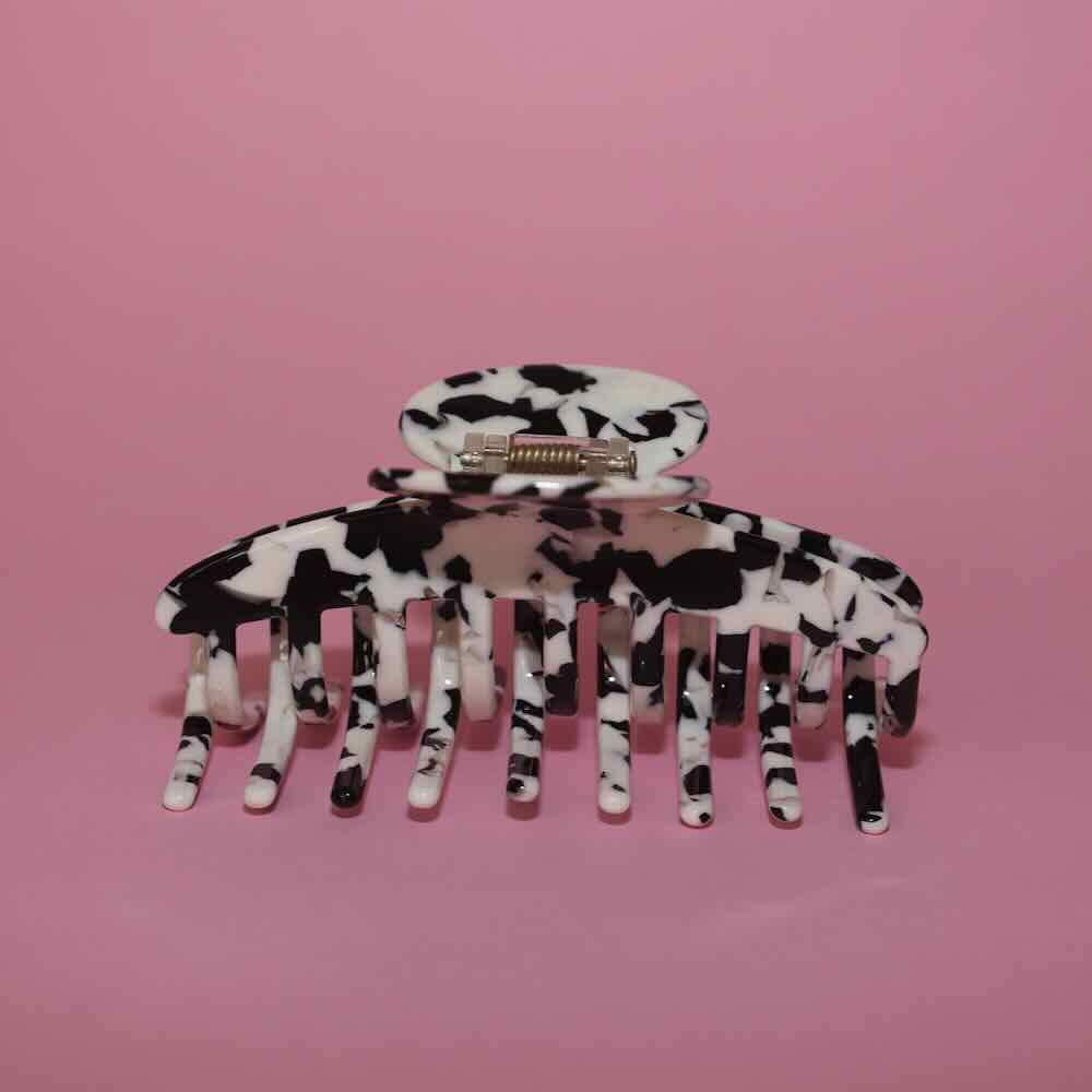 rixostudios haarknip roos leopard white