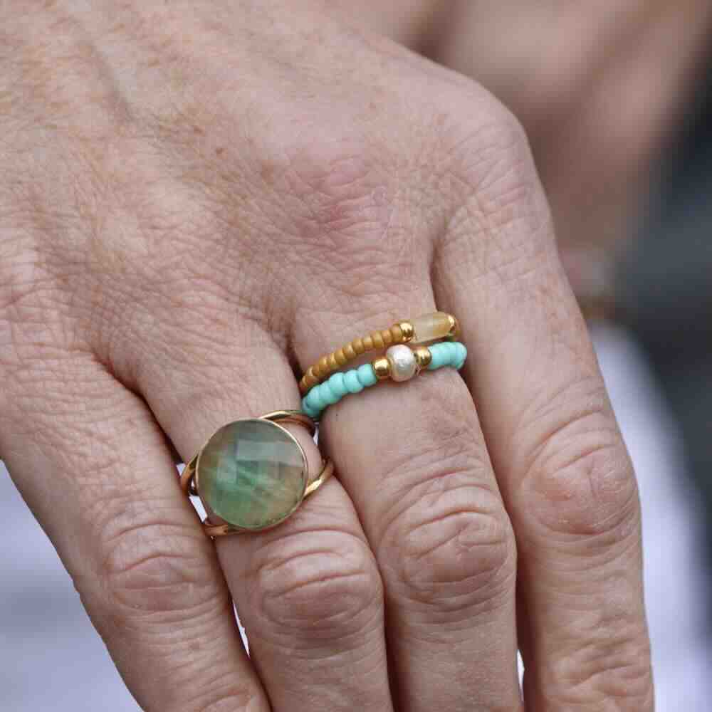 widaro ring color stone rings