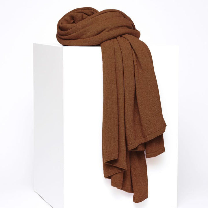 sjaalmania sjaal cosy chic long toffee