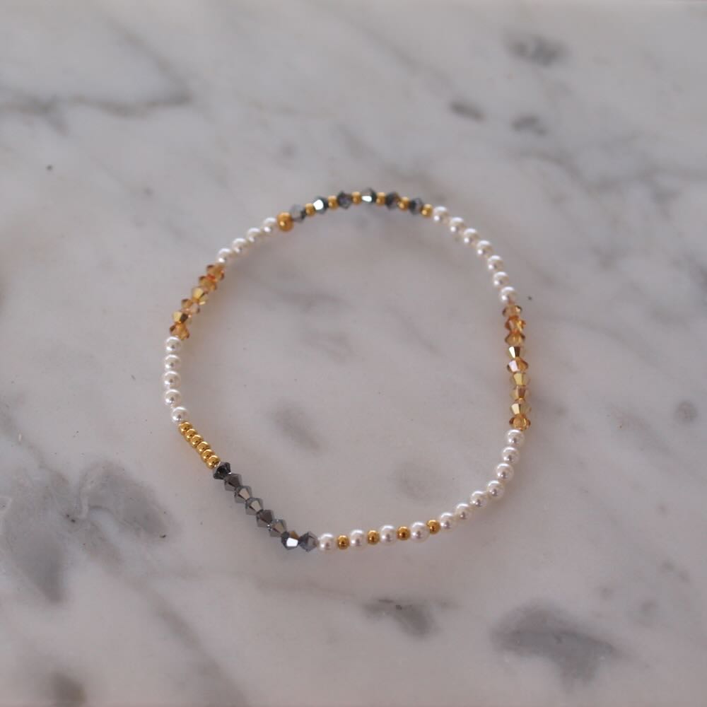 widaro armband white sparkle mini