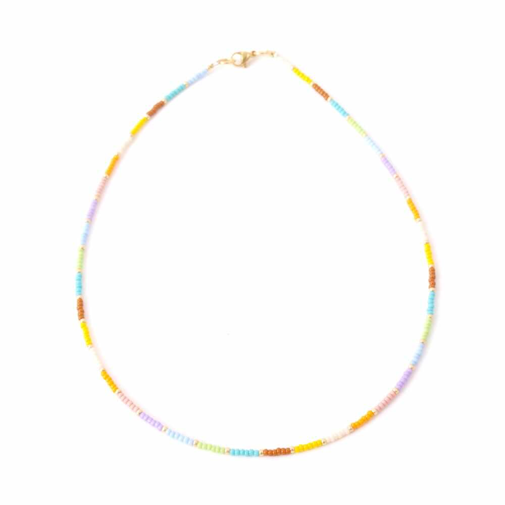 widaro ketting pastel colour gold